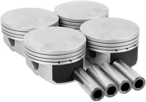 4 Pcs Pistons Rings Set 23041-2B101 G4FA For 1.4 Engines Components Pistons With Rings Rods Parts in Saudi Arabia
