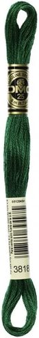 DMC Stranded Cotton Embroidery Thread 3818 - per Skein in Kuwait