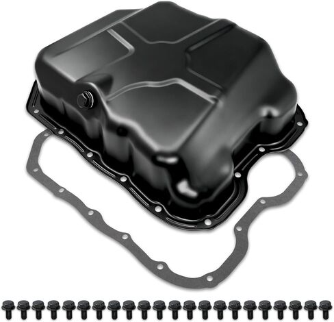 Engine Oil Pan with Gasket, Compatible with 2007-2017 Jeep Compass, Patriot, 2011-2014 Chrysler 200, 2007-2010 Cirrus Sebring, 2008-2014 Dodge Avenger, 2007-2012 Caliber, 2009-2020 Journey in Saudi Arabia