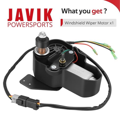 JAVIK Windshield Wiper Motor for Polaris Ranger 1000 XP/Crew XP 2021-2025 Pro XD Full-Size 2023-2026 O.E.M# 2639007 2637637 in Kuwait