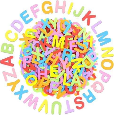 1312 Pcs Foam Letter Stickers, Self-Adhesive EVA Alphabet Stickers Small 1 Inch 3D Foam Letters for DIY Crafts, Scrapbooking, School Projects, Classroom Displays, Office Home Party Decor (8 Colors) in Saudi Arabia