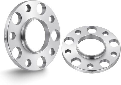 EVIL ENERGY 5x120 Wheel Spacers Compatible with BMW, 12mm Thickness with 72.6mm Hub Bore, Hubcentric 2 pcs Silver in Kuwait