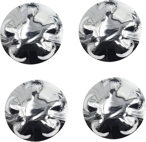 4Pcs 17" Chrome Wheel Center Hub Caps Lug Nut Covers 909-034 For 2000-2002 Ford Expedition For Ford F-150 2000-2004 For Ford F-150 Heritage 2004 For Ford Lobo 2000-2004 in Kuwait