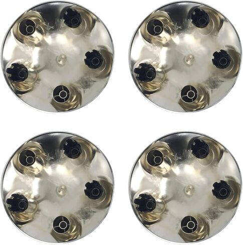 4Pcs 17" Chrome Wheel Center Hub Caps Lug Nut Covers 909-034 For 2000-2002 Ford Expedition For Ford F-150 2000-2004 For Ford F-150 Heritage 2004 For Ford Lobo 2000-2004 in Kuwait