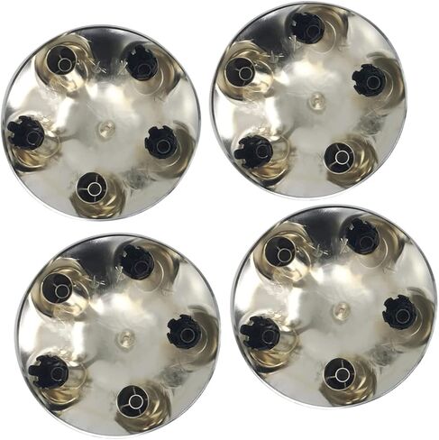 4Pcs 17" Chrome Wheel Center Hub Caps Lug Nut Covers 909-034 For 2000-2002 Ford Expedition For Ford F-150 2000-2004 For Ford F-150 Heritage 2004 For Ford Lobo 2000-2004 in Kuwait