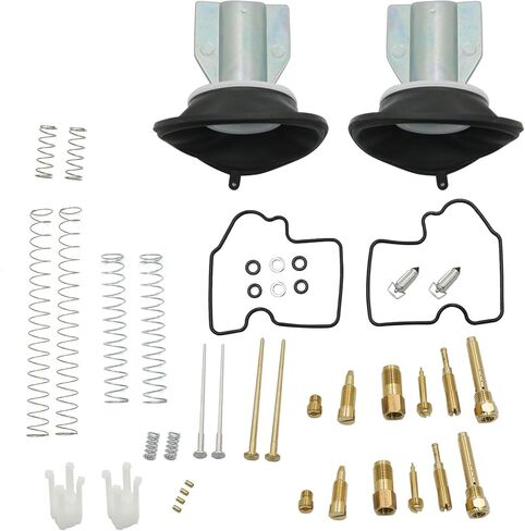 SecosAutoparts 2 Pcs Carburetor Carb Repair Rebuild Kit Compatible with Kawasaki KFX700 2004-2009 in Kuwait