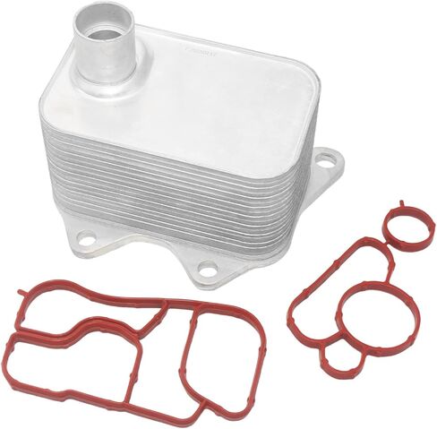 06J117021D Oil Cooler for Volkswagen Amarok Beetle Cabrio EOS Golf Cabriolet Jetta Passat CC Scirocco Sharan for Tiguan Transporter Audi A3 A4 A5 A6 A8 Q3 Q5 TT 1.8T/2.0T 2008-2018 in Saudi Arabia