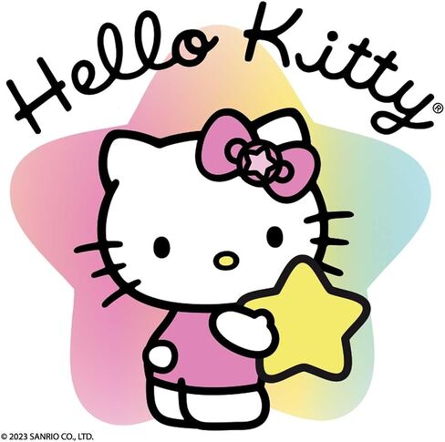SmileMakers Hello Kitty Rainbows & Unicorns Stickers, 2.5 inches, 100 Count, Multicolor in Kuwait