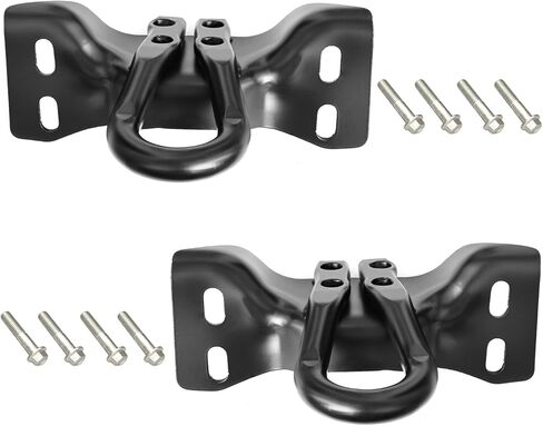 MGWILL Front Tow Hooks Heavy Duty with Hardware Compatible with Ford F250 F350 F450 Super Duty 2017-2026, Front Right & Left, Replace# HC3C17B804AB in Kuwait