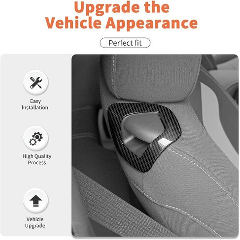 12PCS Carbon Fiber Interior Decoration Trim Kit for Chevrolet Camaro 2017-2025+, Center Console Trim, Wndow Switch Side Outlet Cup Holder Gear Shift Cover Trim in Kuwait
