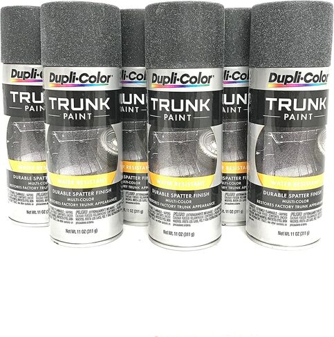 Dupli-Color TSP101 Black& Gray Water Resistant Trunk Paint 11 oz. - 6 Pack in Kuwait