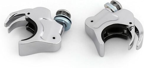 39mm Windshield Clamps for Dyna Sportster Models Chrome Aluminum Fork Mount Clamp Pair for Motorcycle Windshield Fairing in Kuwait