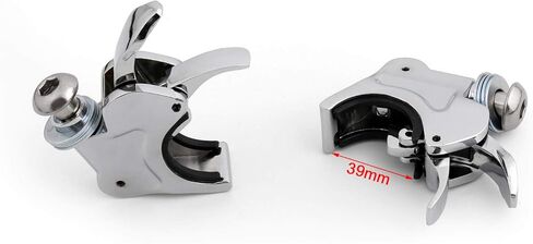 39mm Windshield Clamps for Dyna Sportster Models Chrome Aluminum Fork Mount Clamp Pair for Motorcycle Windshield Fairing in Kuwait