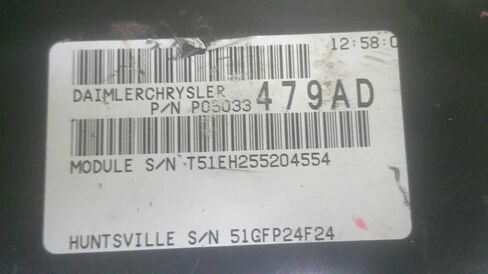 Chassis ECM ABS Left Hand Front Engine Compartment Fits 02-04 PT Cruiser 213249 in Kuwait