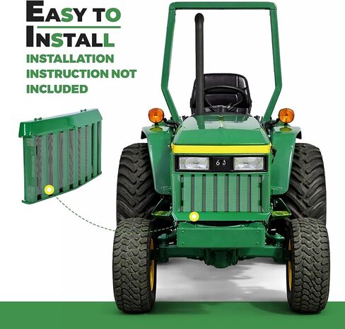 شبكة غطاء أمامي ECOTRIC متوافقة مع جرارات John Deere 670 770 870 970 790 990 1070 3005 4005 استبدال الشبكة الأمامية لـ AM876800 in Kuwait