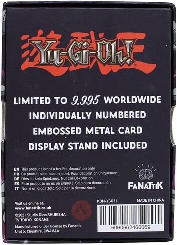 Yu-Gi-Oh! Summoned Skull - Metal Card in Kuwait