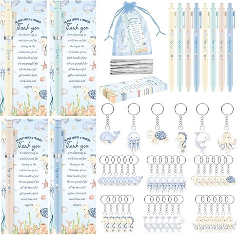 180 Pcs Butterfly Baby Shower Gifts for Guest A Little Butterfly is On The Way Party Favors Retractable Ballpoint Pens Keychains and Greeting Cards Bulk Gender Reveal Souvenirs Prize Game Supplies in Kuwait