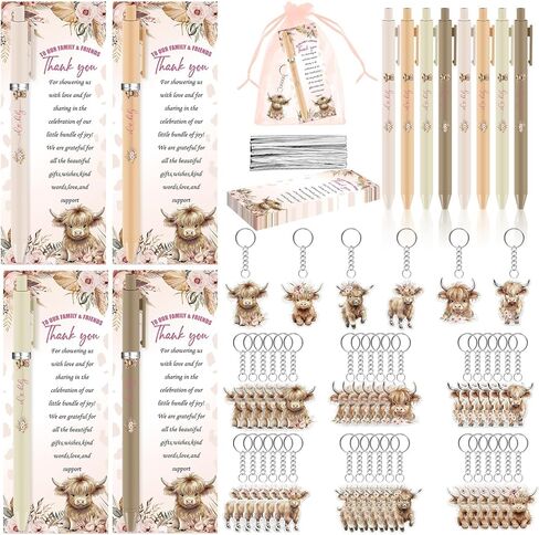 180 Pcs Butterfly Baby Shower Gifts for Guest A Little Butterfly is On The Way Party Favors Retractable Ballpoint Pens Keychains and Greeting Cards Bulk Gender Reveal Souvenirs Prize Game Supplies in Kuwait