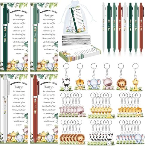 180 Pcs Butterfly Baby Shower Gifts for Guest A Little Butterfly is On The Way Party Favors Retractable Ballpoint Pens Keychains and Greeting Cards Bulk Gender Reveal Souvenirs Prize Game Supplies in Kuwait