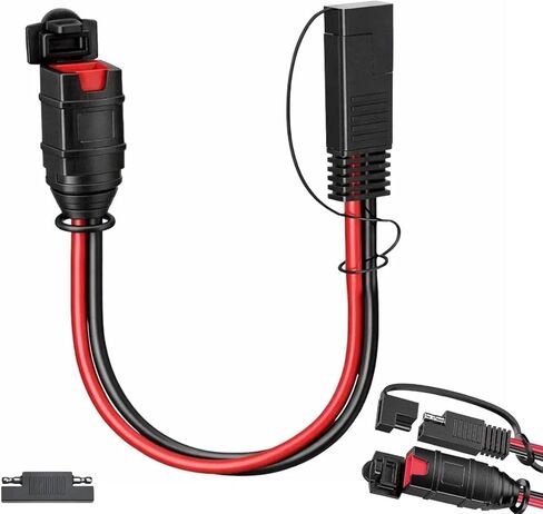 SAE Adapter Connection Components Compatible with NOCO Genius 5 GC009 Intelligent Battery Charger 4269, with 14AWG Pure Copper SAE Connector Tail Fiber, Used for Motorcycle/ATV/UTV/car in Saudi Arabia