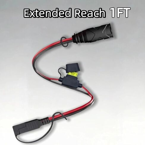 SAE Adapter Connection Components Compatible with NOCO Genius 5 GC009 Intelligent Battery Charger 4269, with 14AWG Pure Copper SAE Connector Tail Fiber, Used for Motorcycle/ATV/UTV/car in Saudi Arabia