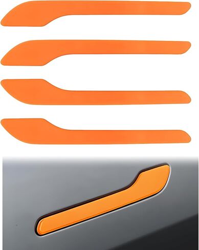 Fit Tesla Model 3(Highland) and Model Y(Juniper) 2017-2025 2026 Door Handle Decoration Cover,for Car Door Handle Sills Protection Wrap Accessories 4Pcs (Matte Pink) in Saudi Arabia
