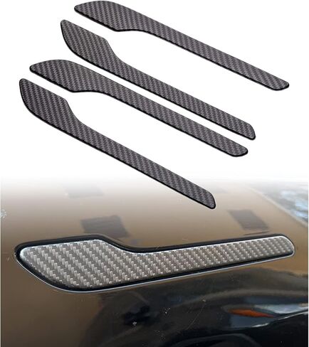 Fit Tesla Model 3(Highland) and Model Y(Juniper) 2017-2025 2026 Door Handle Decoration Cover,for Car Door Handle Sills Protection Wrap Accessories 4Pcs (Matte Pink) in Saudi Arabia