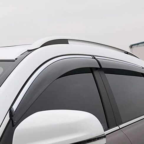 4pcs Car Window Deflector Rain Guards Chrome Trim for Lexus LS 460 2010 2011 2012 2013 2014 2015 2016 2017 2018 2019 2020 in Kuwait