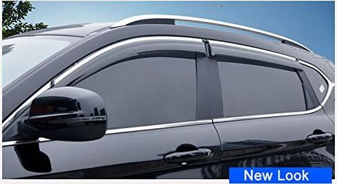 4pcs Car Window Deflector Rain Guards Chrome Trim for Lexus LS 460 2010 2011 2012 2013 2014 2015 2016 2017 2018 2019 2020 in Kuwait