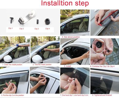 4pcs Car Window Deflector Rain Guards Chrome Trim for Lexus LS 460 2010 2011 2012 2013 2014 2015 2016 2017 2018 2019 2020 in Kuwait