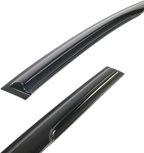 FREEMOTOR802 Tape-on Window Visors Compatible with 2015-2019 Volkswagen MK7 Golf, Golf R & GTI 4-Door, Side Wind Deflectors Rain Guards Vent Visors, Mugen Style Smoke Tinted Acrylic 4 Pieces in Kuwait