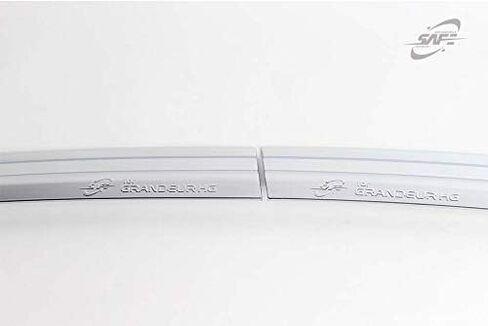 Chrome Side Window Wind Deflectors Visor Rain Wind Guards 4p for 2012~2017 Hyundai Azera in Saudi Arabia