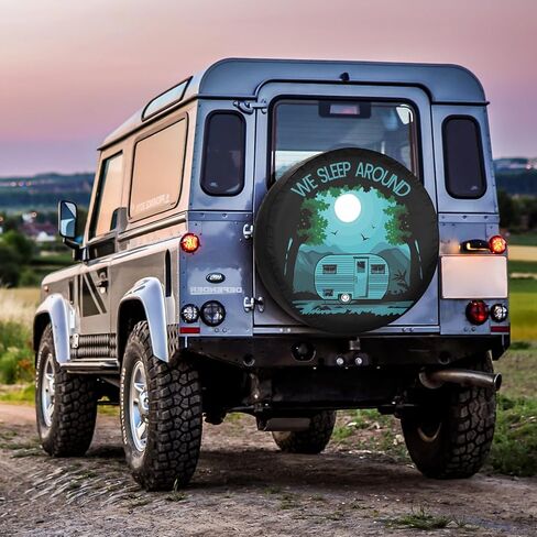 We Sleep Around Rv Spare Tire Cover for Trailers Rv Accessories Weatherproof 15Inch in Saudi Arabia