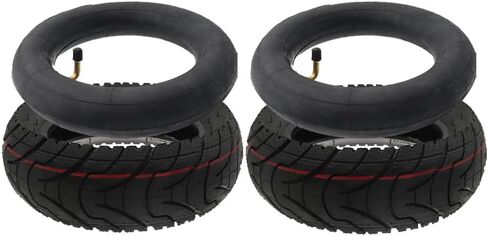 10 Inch Electric Scooter Tire 80/65-6 for KUKIRIN G2 Max Inokim oxo Kugoo M4 G1 Dualtron VICTOR EAGLE Bike Minimotors (2 set of 90 ° inner and outer tires) in Kuwait