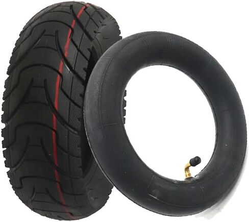 10 Inch Electric Scooter Tire 80/65-6 for KUKIRIN G2 Max Inokim oxo Kugoo M4 G1 Dualtron VICTOR EAGLE Bike Minimotors (2 set of 90 ° inner and outer tires) in Kuwait