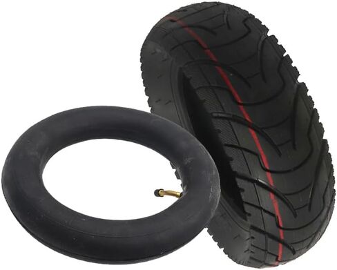 10 Inch Electric Scooter Tire 80/65-6 for KUKIRIN G2 Max Inokim oxo Kugoo M4 G1 Dualtron VICTOR EAGLE Bike Minimotors (2 set of 90 ° inner and outer tires) in Kuwait
