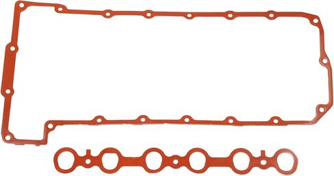X AUTOHAUX 1 Set Valve Cover Gasket No.11127581215 for BMW 325i Base 3.0L L6 - Gas 2006 for BMW 325xi Base 3.0L L6 - Gas 2006 Rubber Red in Kuwait