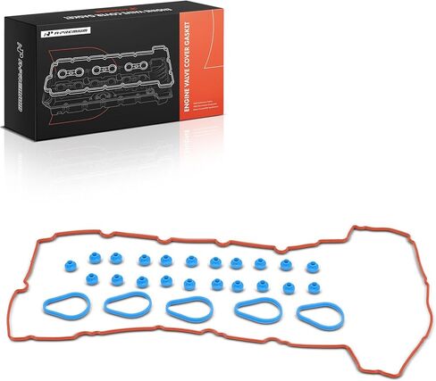 A-Premium Engine Valve Cover Gasket Set Compatible with Chevrolet Colorado 2007-2012 & GMC Canyon 2007-2012 & Hummer H3 2007-2010, H3T 2009-2010 & Isuzu i-370 2007-2008, 3.7L in Kuwait