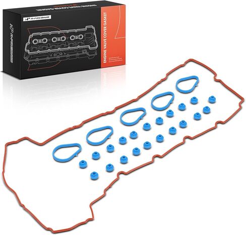 A-Premium Engine Valve Cover Gasket Set Compatible with Chevrolet Colorado 2007-2012 & GMC Canyon 2007-2012 & Hummer H3 2007-2010, H3T 2009-2010 & Isuzu i-370 2007-2008, 3.7L in Kuwait