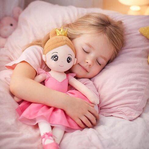 Ballerina Princess Doll Ballerina Princess Doll Girls Gift Plush Toy Ballet Girl Soft Baby Dolls Lover Toddler Dancer for Birthday in Saudi Arabia