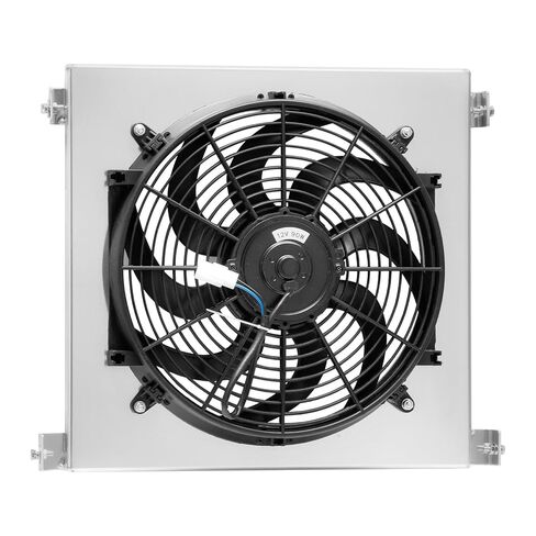 Aluminum Shroud Electric Fan Replacement for 1930 1931 1932 Ford Hi-Boy Hot Rod Ford V8 in Saudi Arabia