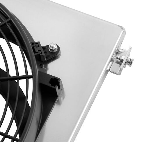 Aluminum Shroud Electric Fan Replacement for 1930 1931 1932 Ford Hi-Boy Hot Rod Ford V8 in Saudi Arabia
