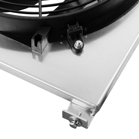 Aluminum Shroud Electric Fan Replacement for 1930 1931 1932 Ford Hi-Boy Hot Rod Ford V8 in Saudi Arabia
