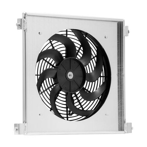 Aluminum Shroud Electric Fan Replacement for 1930 1931 1932 Ford Hi-Boy Hot Rod Ford V8 in Saudi Arabia