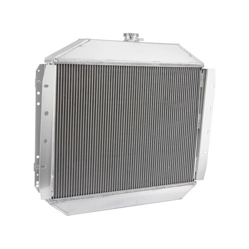 3 Row Aluminum Radiator Shroud Fan Replacement for 1966-79 Ford F100 F150 F250 F350 Truck L6 Chevy V8 in Saudi Arabia