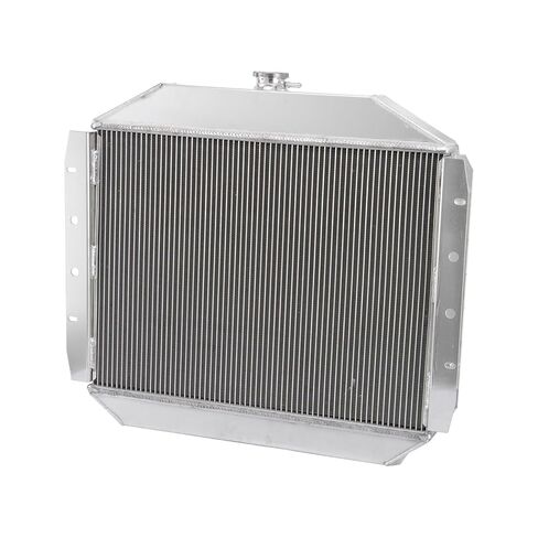 3 Row Aluminum Radiator Shroud Fan Replacement for 1966-79 Ford F100 F150 F250 F350 Truck L6 Chevy V8 in Saudi Arabia