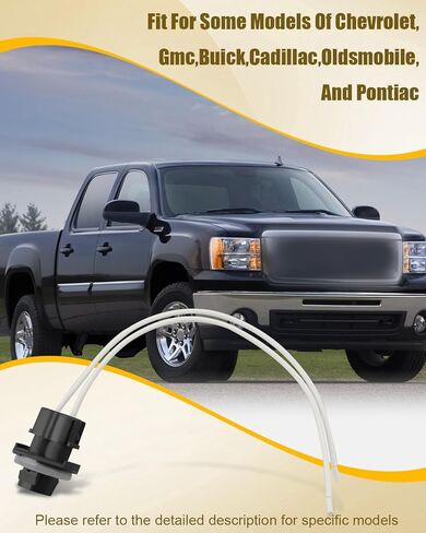 LS44 Bulb Socket Multi-Purpose Lamp Light Fit for Chevrolet GMC Buick Cadillac Oldsmobile Pontiac Saturn, for Tail Light Socket&License Plate Light Socket&Fog Light Socket in Kuwait