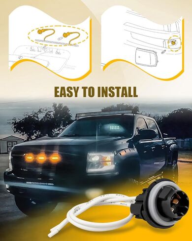 LS44 Bulb Socket Multi-Purpose Lamp Light Fit for Chevrolet GMC Buick Cadillac Oldsmobile Pontiac Saturn, for Tail Light Socket&License Plate Light Socket&Fog Light Socket in Kuwait