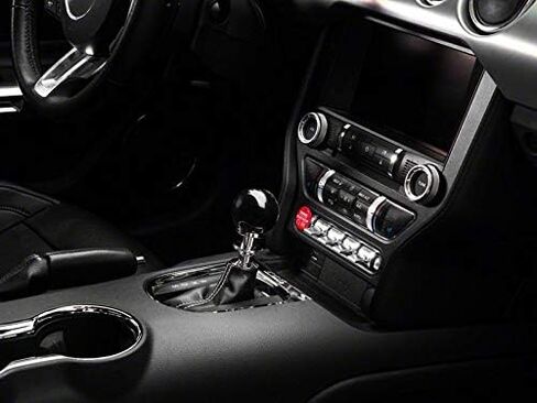 مقبض ناقل الحركة الأوتوماتيكي؛ أسود متوافق مع 15-25 موستانج، باستثناء GT350 وGT500 in Saudi Arabia