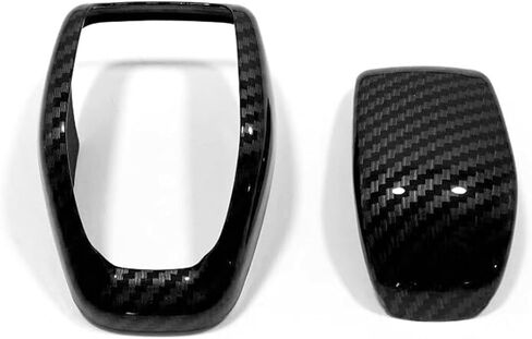 Car Accessories Inner Gear Shift Knob Lever Cover Trim Compatible with Toyota RAV4 2019-2025 2026 (Carbon Fiber Style) 2PCS ABS in Saudi Arabia